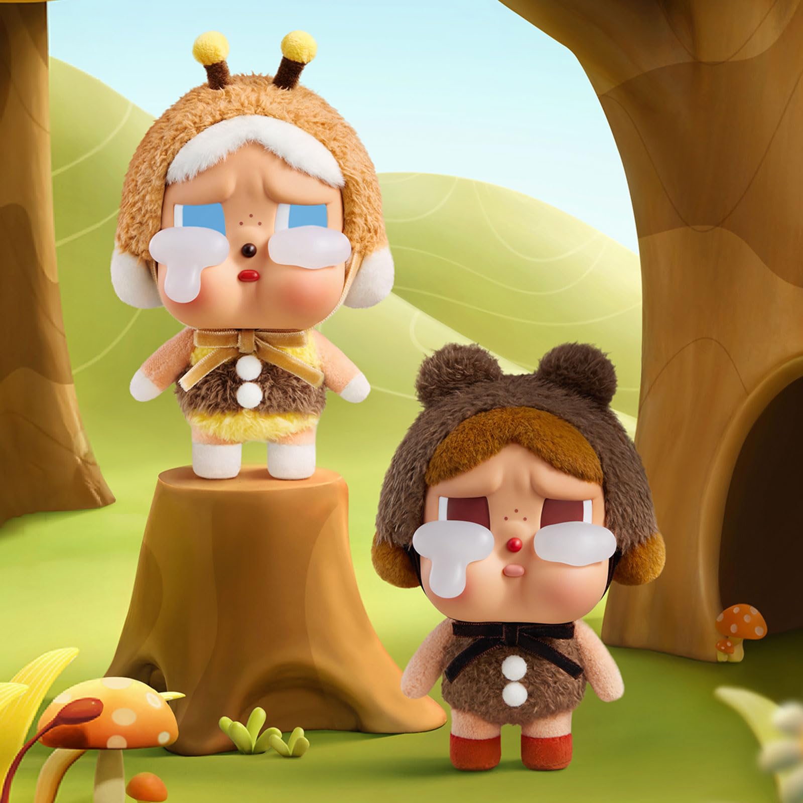 アウトレット福袋 Crybaby Crying again series-vinyl face plush blind box – Laloty ぬいぐるみ