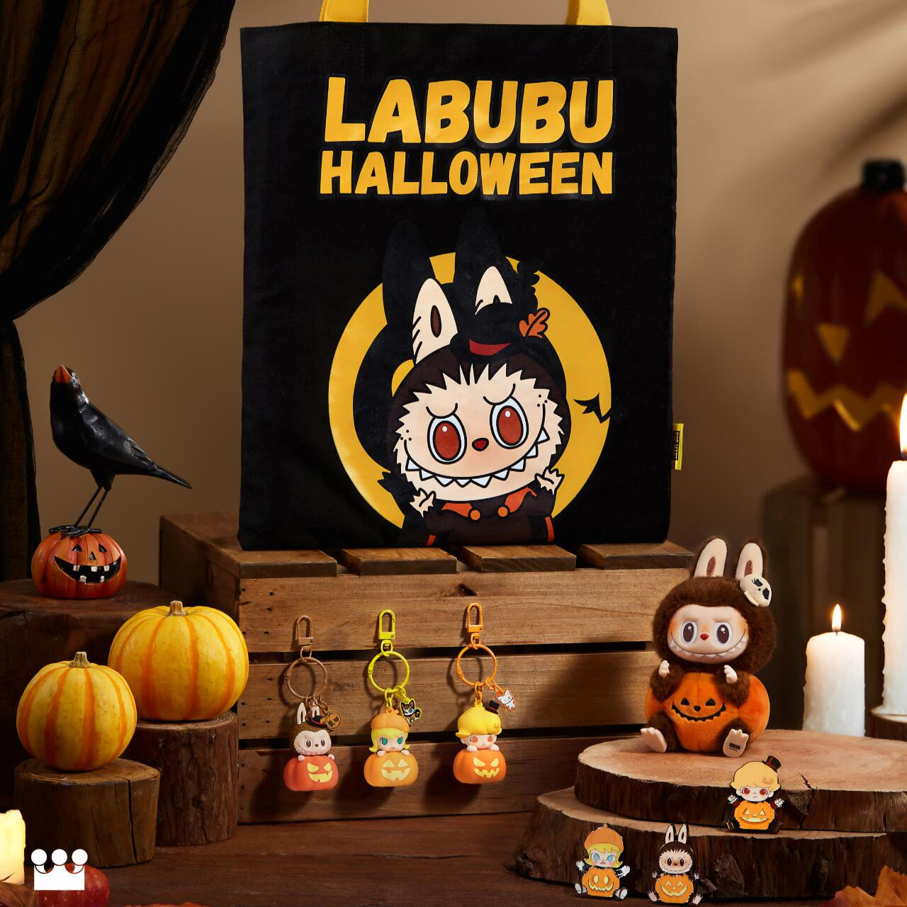 【限定正規品】ラブブ　モココ Magic of Pumpkinハロウィン 限定正規品】ラブブ モココ ハロウィン LABUBU magic of pumpkin